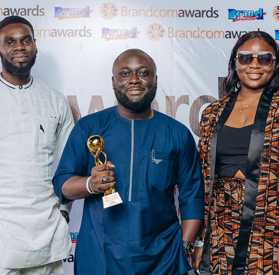 Transmit team at 2024 Brandcom Awards